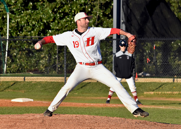 Winning pitcher Zach McGrady pitched his fourth complete game of the season in Friday's 10-3 win over Methodist. (Photo by Wesley Lyle)