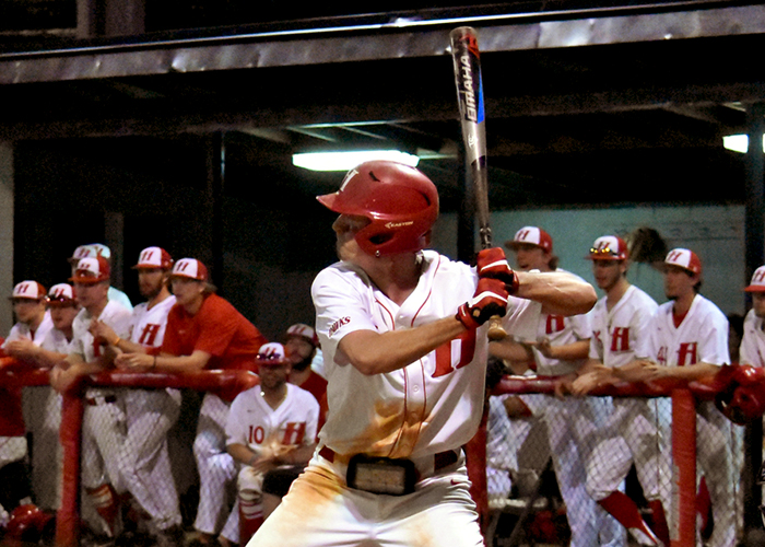 Chandler DeRieux was 2-for-3 in Tuesday night's loss to Birmingham-Southern. (Photo by Wesley Lyle)