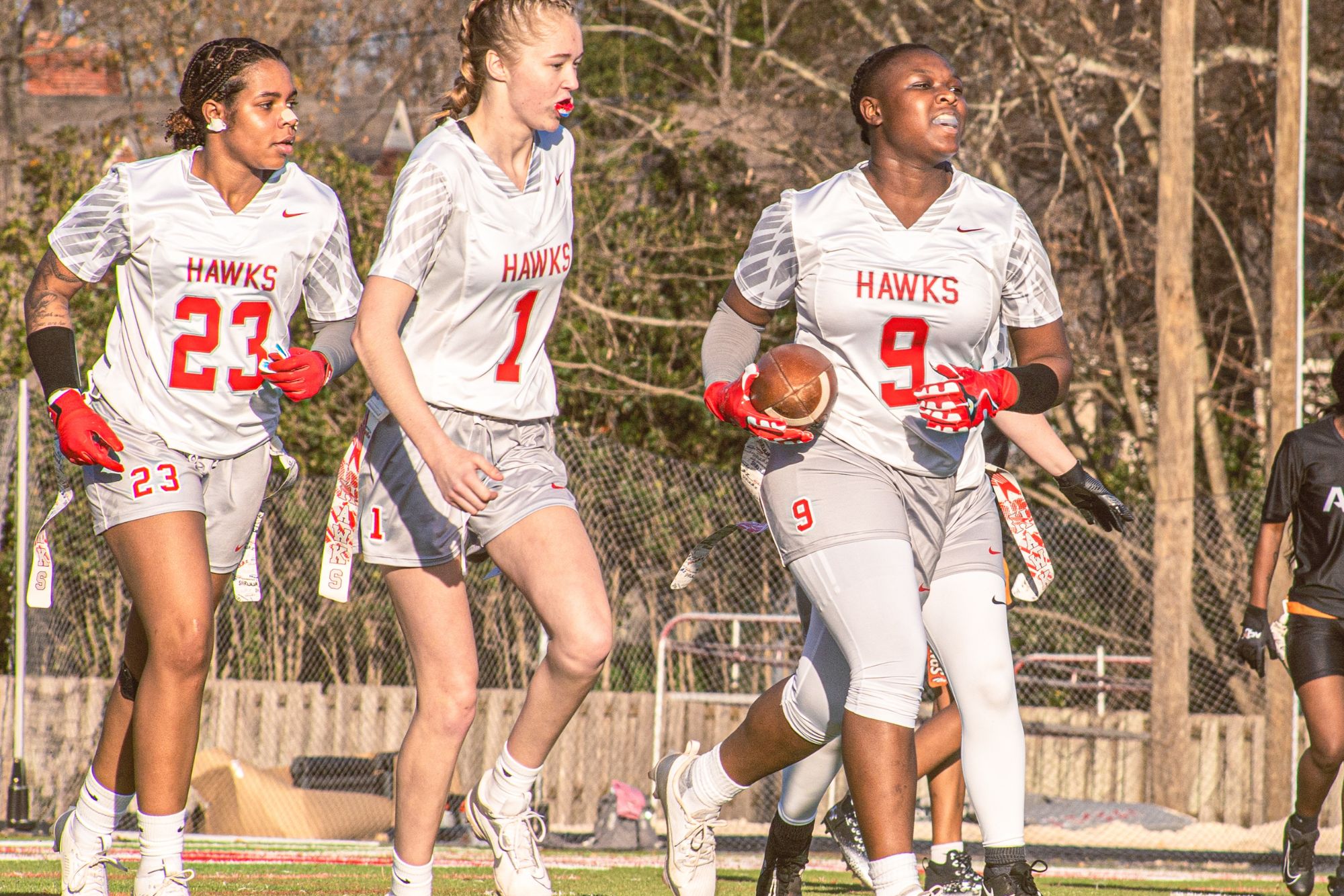 Hawks Flag Football Drops Two In Florida