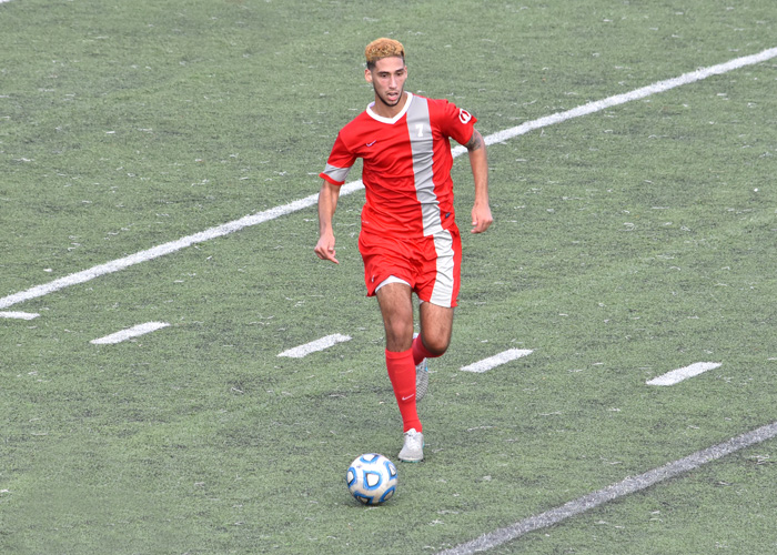 Miguel Vidal scored the go-ahead goal in Saturday's 2-1 win over North Carolina Wesleyan.