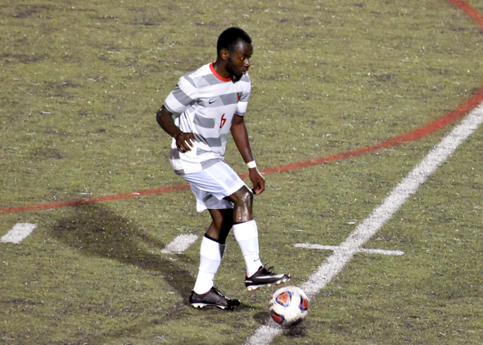 Jean Jocelyn scored the Hawks' first goal in a 4-2 loss to Sewanee on Tuesday night.