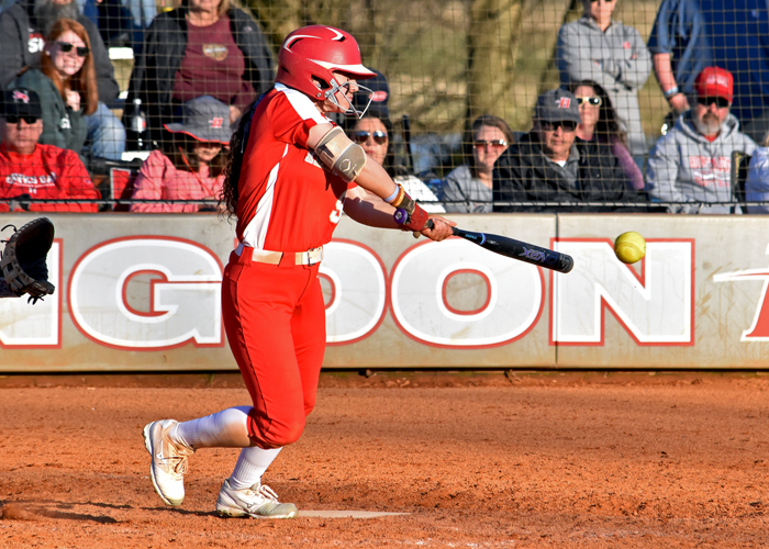 Lydia Lewis drove in the tying run and scored the winning run in a 5-4 win over Salem on Saturday.