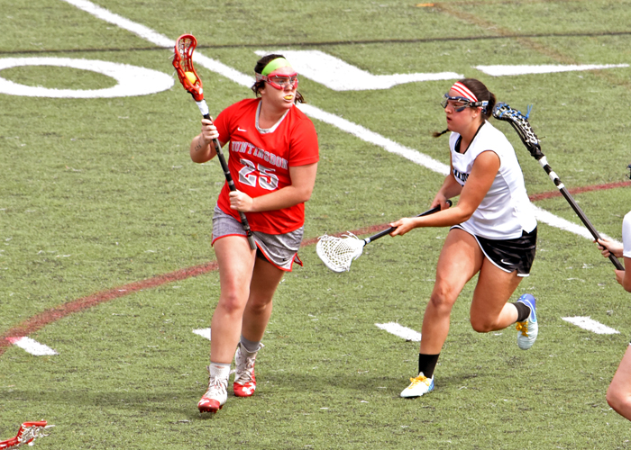 Kaylee Andrews had four goals, two assists, two draw controls and three ground balls in Saturday's win over North Carolina Wesleyan.