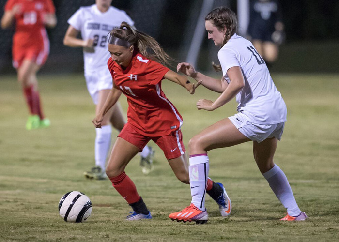 Kirstin Hayes scored one goal and assisted on another in Saturday's 3-0 win over Berea. (Photo by Lisa Pearson)
